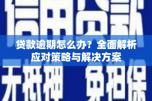 隆子贷款逾期怎么办？全面解析应对策略与解决方案