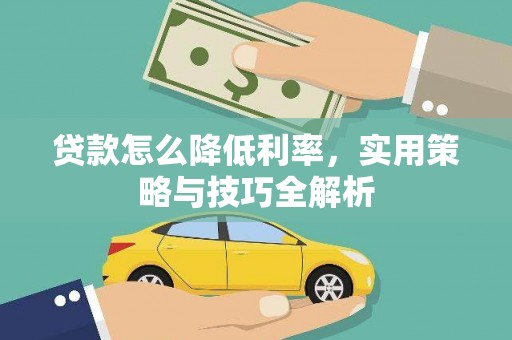 隆子贷款怎么降低利率，实用策略与技巧全解析