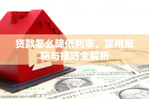 隆子贷款怎么降低利率，实用策略与技巧全解析