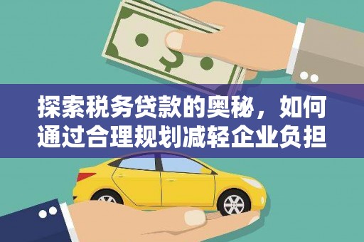 隆子探索税务贷款的奥秘，如何通过合理规划减轻企业负担