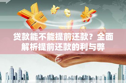 隆子贷款能不能提前还款？全面解析提前还款的利与弊
