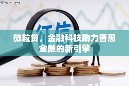 隆子微粒贷，金融科技助力普惠金融的新引擎