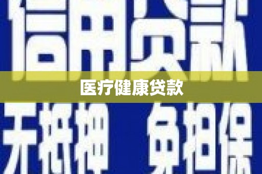 隆子医疗健康贷款