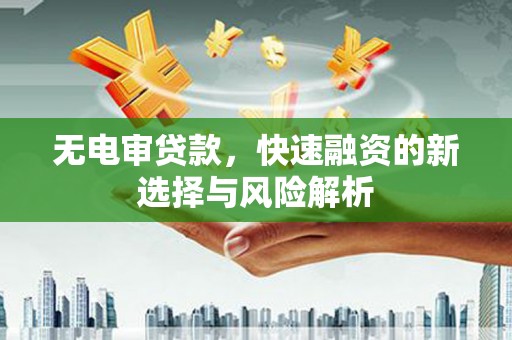 隆子无电审贷款，快速融资的新选择与风险解析