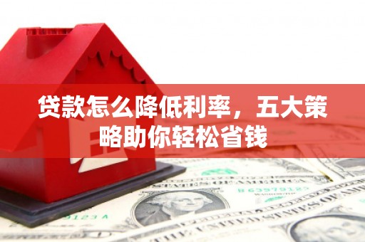 隆子贷款怎么降低利率，五大策略助你轻松省钱