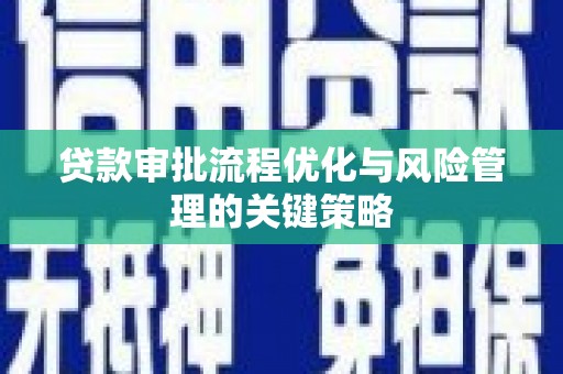 隆子贷款审批流程优化与风险管理的关键策略