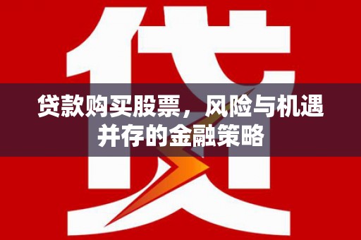 隆子贷款购买股票，风险与机遇并存的金融策略