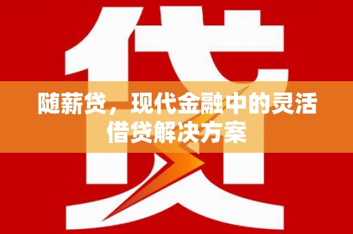 隆子随薪贷，现代金融中的灵活借贷解决方案