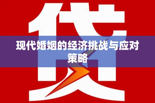 隆子现代婚姻的经济挑战与应对策略