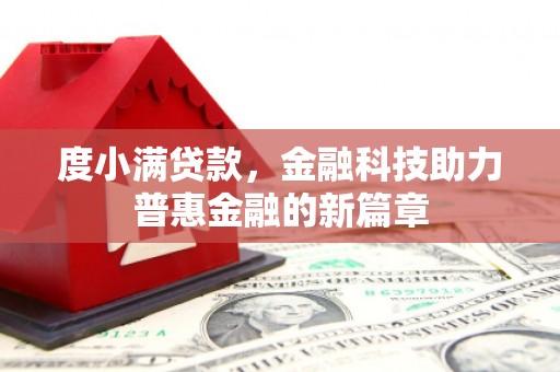 隆子度小满贷款，金融科技助力普惠金融的新篇章