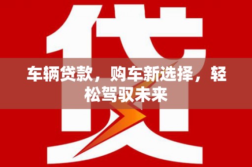 隆子车辆贷款，购车新选择，轻松驾驭未来