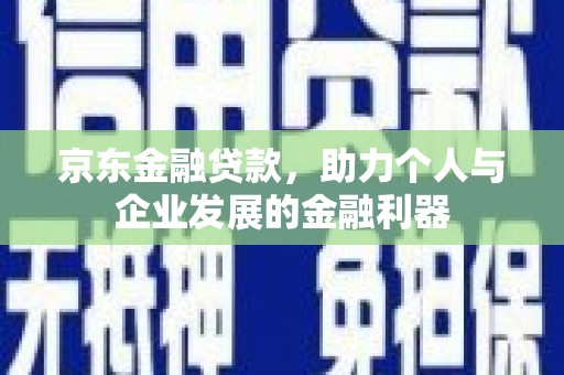 隆子京东金融贷款，助力个人与企业发展的金融利器