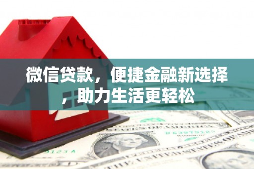隆子微信贷款，便捷金融新选择，助力生活更轻松