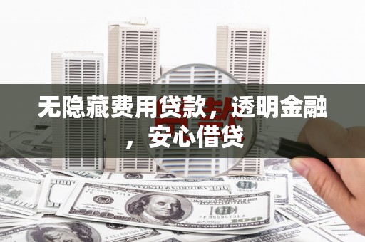 隆子无隐藏费用贷款，透明金融，安心借贷