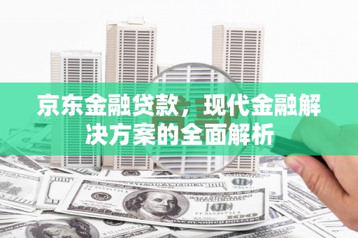 隆子京东金融贷款，现代金融解决方案的全面解析