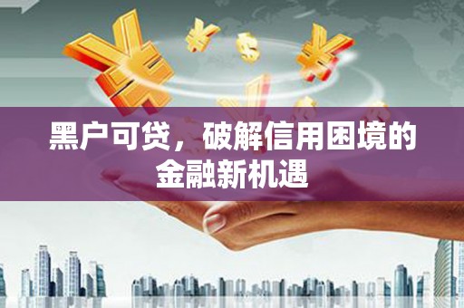隆子黑户可贷，破解信用困境的金融新机遇