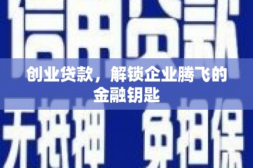 隆子创业贷款，解锁企业腾飞的金融钥匙