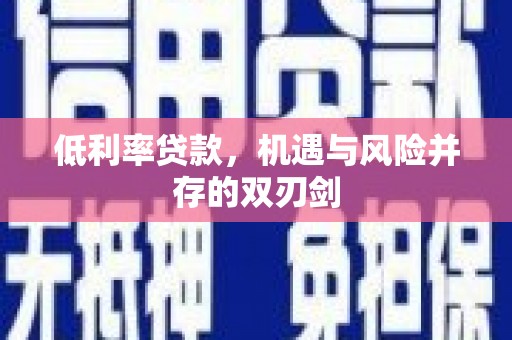 隆子低利率贷款，机遇与风险并存的双刃剑