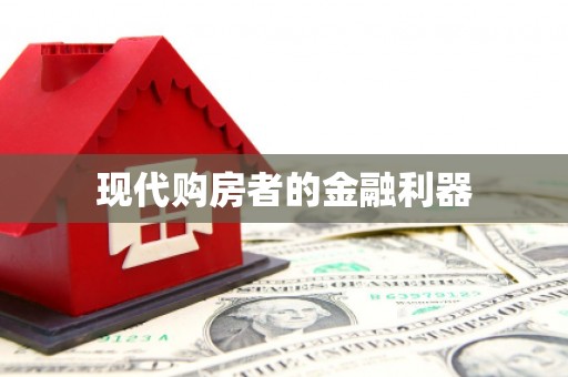 隆子现代购房者的金融利器
