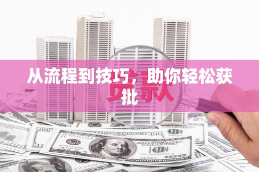 隆子从流程到技巧，助你轻松获批
