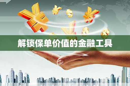 隆子解锁保单价值的金融工具
